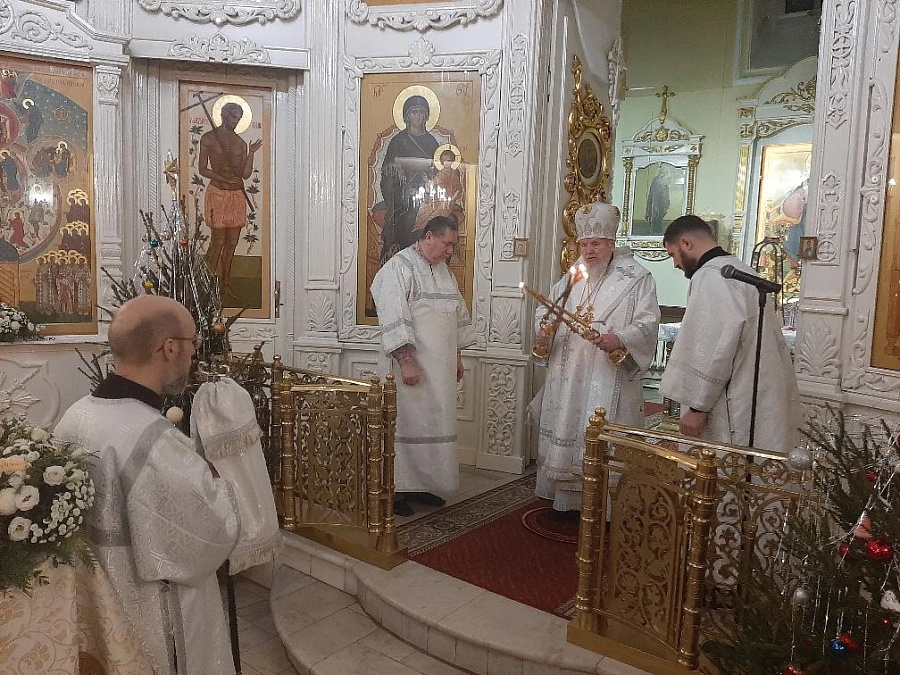 Рождество Христово в Преображенском кафедральном соборе Балашихи